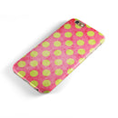 Antique Red and Yellow Polkadot Pattern iPhone 6/6s or 6/6s Plus 2-Piece Hybrid INK-Fuzed Case