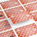 Antique Red and Yellow Polkadot Pattern - Premium Protective Decal Skin-Kit for the Apple Credit Card