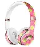 Antique Red and Yellow Polkadot Pattern Full-Body Skin Kit for the Beats by Dre Solo 3 Wireless Headphones