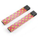Antique Red and Yellow Polkadot Pattern - Premium Decal Protective Skin-Wrap Sticker compatible with the Juul Labs vaping device