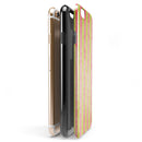Antique Red and Yellow Verticle Stripes iPhone 6/6s or 6/6s Plus 2-Piece Hybrid INK-Fuzed Case