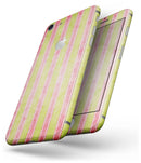Antique Red and Yellow Verticle Stripes - Skin-kit for the iPhone 8 or 8 Plus