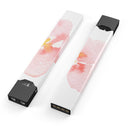 Apricot Watercolor Hibiscus - Premium Decal Protective Skin-Wrap Sticker compatible with the Juul Labs vaping device