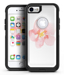 Apricot Watercolor Hibiscus - iPhone 7 or 8 OtterBox Case & Skin Kits