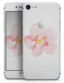 Apricot Watercolor Hibiscus - Skin-kit for the iPhone 8 or 8 Plus