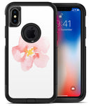 Apricot Watercolor Hibiscus - iPhone X OtterBox Case & Skin Kits