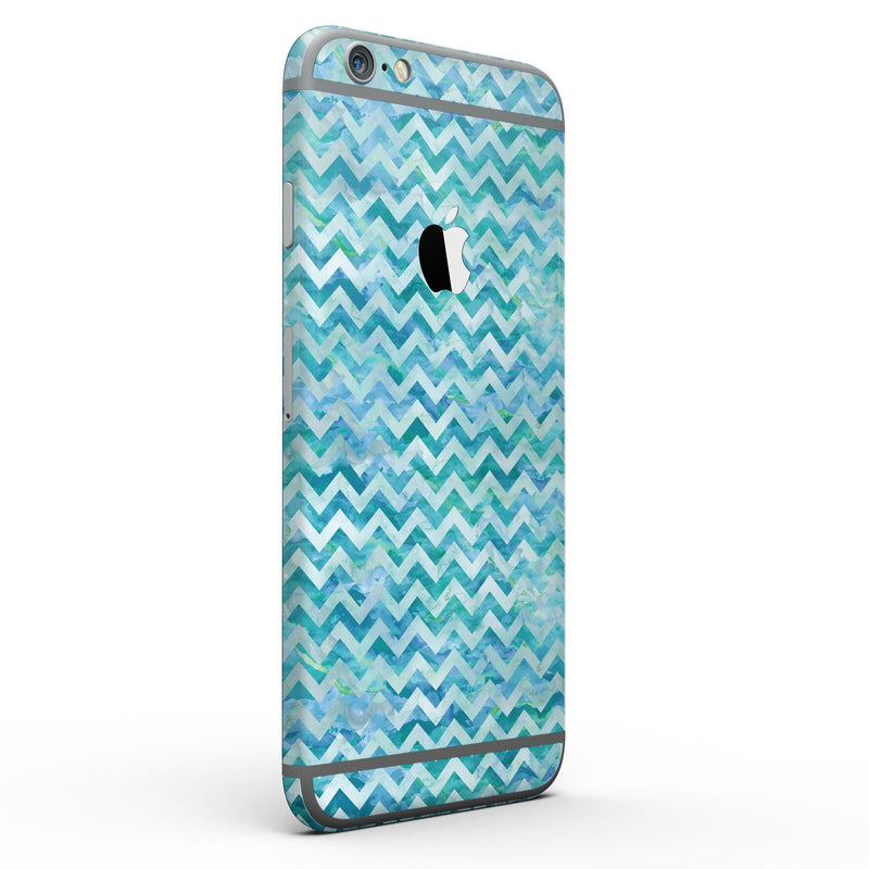 Aqua_Basic_Watercolor_Chevron_Pattern_-_iPhone_6s_-_Sectioned_-_View_1.jpg