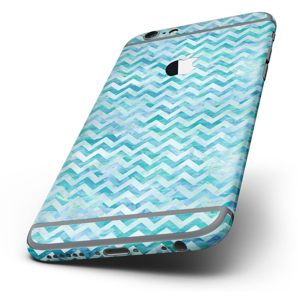 Aqua_Basic_Watercolor_Chevron_Pattern_-_iPhone_6s_-_Sectioned_-_View_2.jpg