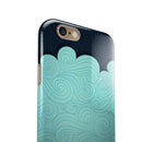 Aqua_Green_Abstract_Swirls_with_Dark_-_iPhone_6s_-_Gold_-_Clear_Rubber_-_Hybrid_Case_-_Shopify_-_V5.jpg