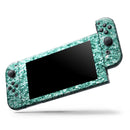 Aqua Green Glimmer // Skin Decal Wrap Kit for Nintendo Switch Console & Dock, Joy-Cons, Pro Controller, Lite, 3DS XL, 2DS XL, DSi, or Wii - Vinyl Skin Wrap for Nintendo Switch 2, OLED, Lite, Pro Controller, Wii & Classic Handhelds