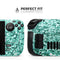 Aqua Green Glimmer // Full Body Skin Decal Wrap Kit for the Steam Deck handheld gaming computer