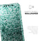 Aqua Green Glimmer - Skin-Kit for the Apple iPhone XR, XS MAX, XS/X, 8/8+, 7/7+, 5/5S/SE (All iPhones Available)