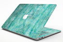 Aqua Watercolor Cross Hatch - MacBook Air Skin Kit