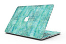 Aqua Watercolor Cross Hatch - MacBook Pro with Retina Display Full-Coverage Skin Kit