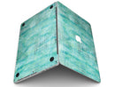 Aqua Watercolor Cross Hatch - MacBook Pro with Retina Display Full-Coverage Skin Kit
