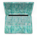 Aqua Watercolor Cross Hatch - MacBook Pro with Retina Display Full-Coverage Skin Kit