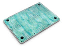 Aqua Watercolor Cross Hatch - MacBook Pro with Retina Display Full-Coverage Skin Kit
