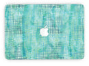 Aqua Watercolor Cross Hatch - MacBook Pro with Retina Display Full-Coverage Skin Kit