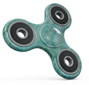 Aqua Watercolor Cross Hatch Full-Body Fidget Spinner Skin-Kit