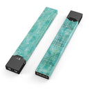 Aqua Watercolor Cross Hatch - Premium Decal Protective Skin-Wrap Sticker compatible with the Juul Labs vaping device