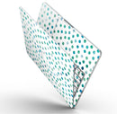 Aqua Watercolor Dots over White - MacBook Pro with Retina Display Full-Coverage Skin Kit