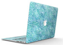 Aqua Watercolor Leopard Pattern - MacBook Air Skin Kit