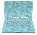 Aqua Watercolor Leopard Pattern - MacBook Air Skin Kit