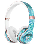 Aqua Watercolor Leopard Pattern Full-Body Skin Kit for the Beats by Dre Solo 3 Wireless Headphones