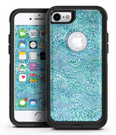 Aqua Watercolor Leopard Pattern - iPhone 7 or 8 OtterBox Case & Skin Kits