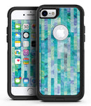 Aqua Watercolor Patchwork - iPhone 7 or 8 OtterBox Case & Skin Kits