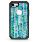 Aqua Watercolor Patchwork - iPhone 7 or 8 OtterBox Case & Skin Kits