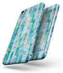 Aqua Watercolor Patchwork - Skin-kit for the iPhone 8 or 8 Plus