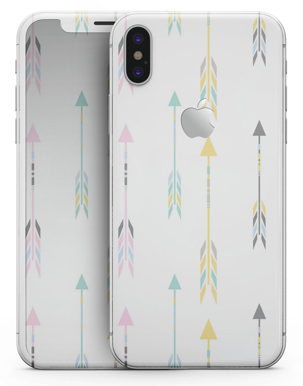 Asceding Colorful Arrows - iPhone X Skin-Kit