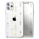 Asceding Colorful Arrows - Vinyl Skin Wrap for iPhone 17 Pro Max, 17 Pro, 17 Air, 17, 16 & All Models — Soft Matte or Ultra Gloss