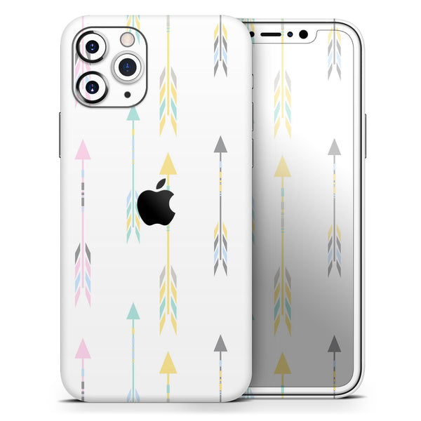 Asceding Colorful Arrows  - Protective Skin Wrap & Decal – Compatible with iPhone SE to iPhone 17 Pro Max (All Models)