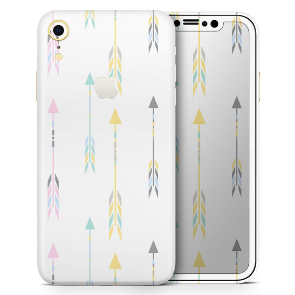 Asceding Colorful Arrows - Skin-Kit for the Apple iPhone XR, XS MAX, XS/X, 8/8+, 7/7+, 5/5S/SE (All iPhones Available)
