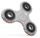 Ascending Multicolor Micro Dots Full-Body Fidget Spinner Skin-Kit