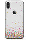 Ascending Multicolor Micro Dots - iPhone X Skin-Kit