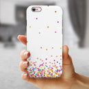 Ascending Multicolor Polka Dots iPhone 6/6s or 6/6s Plus 2-Piece Hybrid INK-Fuzed Case