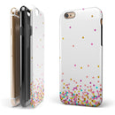 Ascending Multicolor Polka Dots iPhone 6/6s or 6/6s Plus 2-Piece Hybrid INK-Fuzed Case