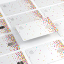 Ascending Multicolor Polka Dots - Premium Protective Decal Skin-Kit for the Apple Credit Card