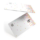 Ascending Multicolor Polka Dots - Premium Protective Decal Skin-Kit for the Apple Credit Card