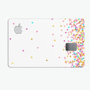 Ascending Multicolor Polka Dots - Premium Protective Decal Skin-Kit for the Apple Credit Card