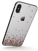 Ascending Multicolor Polka Dots - iPhone X Skin-Kit