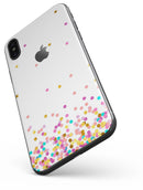 Ascending Multicolor Polka Dots - iPhone X Skin-Kit