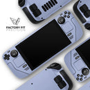 Ash Blue Pastel Color // Vinyl Skin Wrap for Steam Deck OLED & Steam Deck (LCD) — Soft Matte or Ultra Gloss
