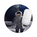Astronaut V2// WaterProof Rubber Foam Backed Anti-Slip Mouse Pad for Home Work Office or Gaming Computer Desk
