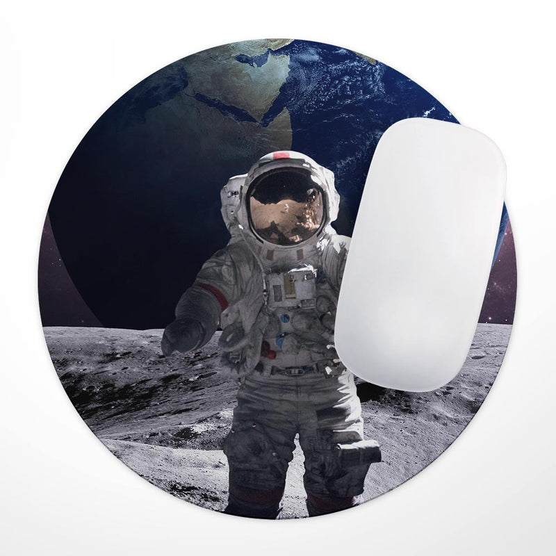 Astronaut V2// WaterProof Rubber Foam Backed Anti-Slip Mouse Pad for Home Work Office or Gaming Computer Desk