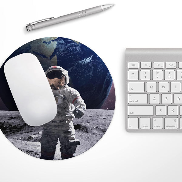 Astronaut V2// WaterProof Rubber Foam Backed Anti-Slip Mouse Pad for Home Work Office or Gaming Computer Desk