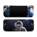 Astronaut V2 // Full Body Skin Decal Wrap Kit for the Steam Deck handheld gaming computer